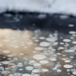 糠平湖　アイスバブル